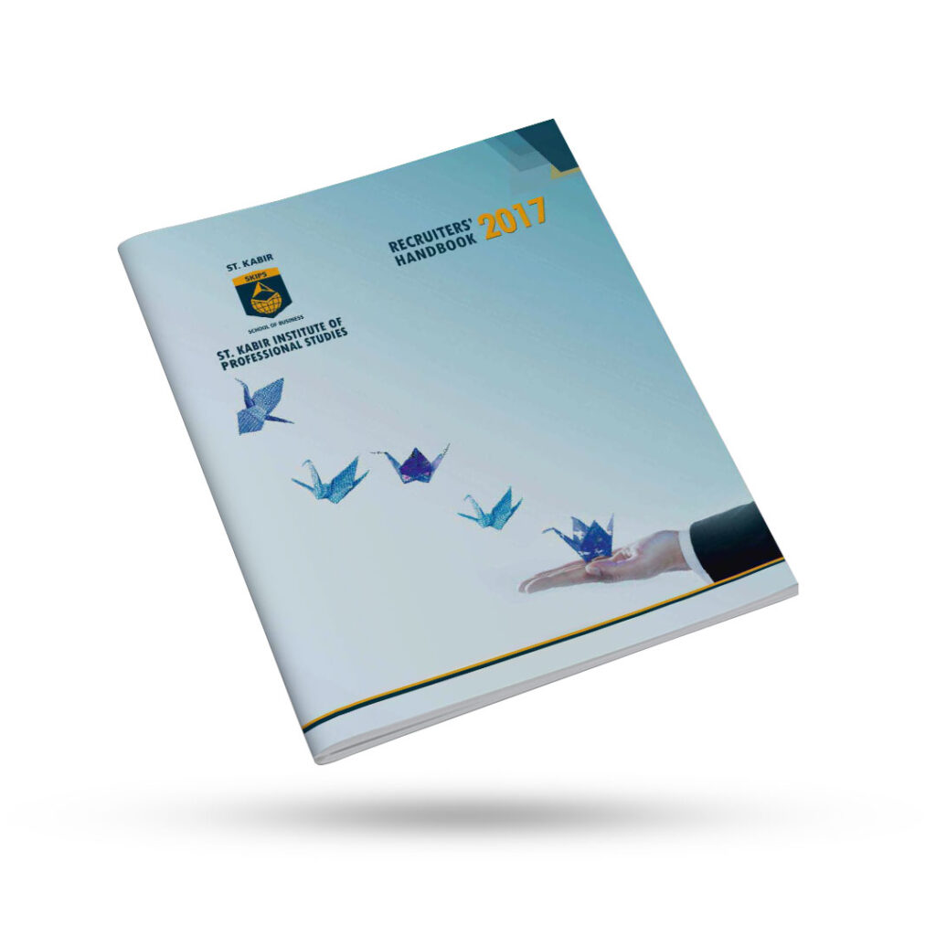 SKIPS Institute - Ahmedabad : Recruiters Handbook Brochure Designing