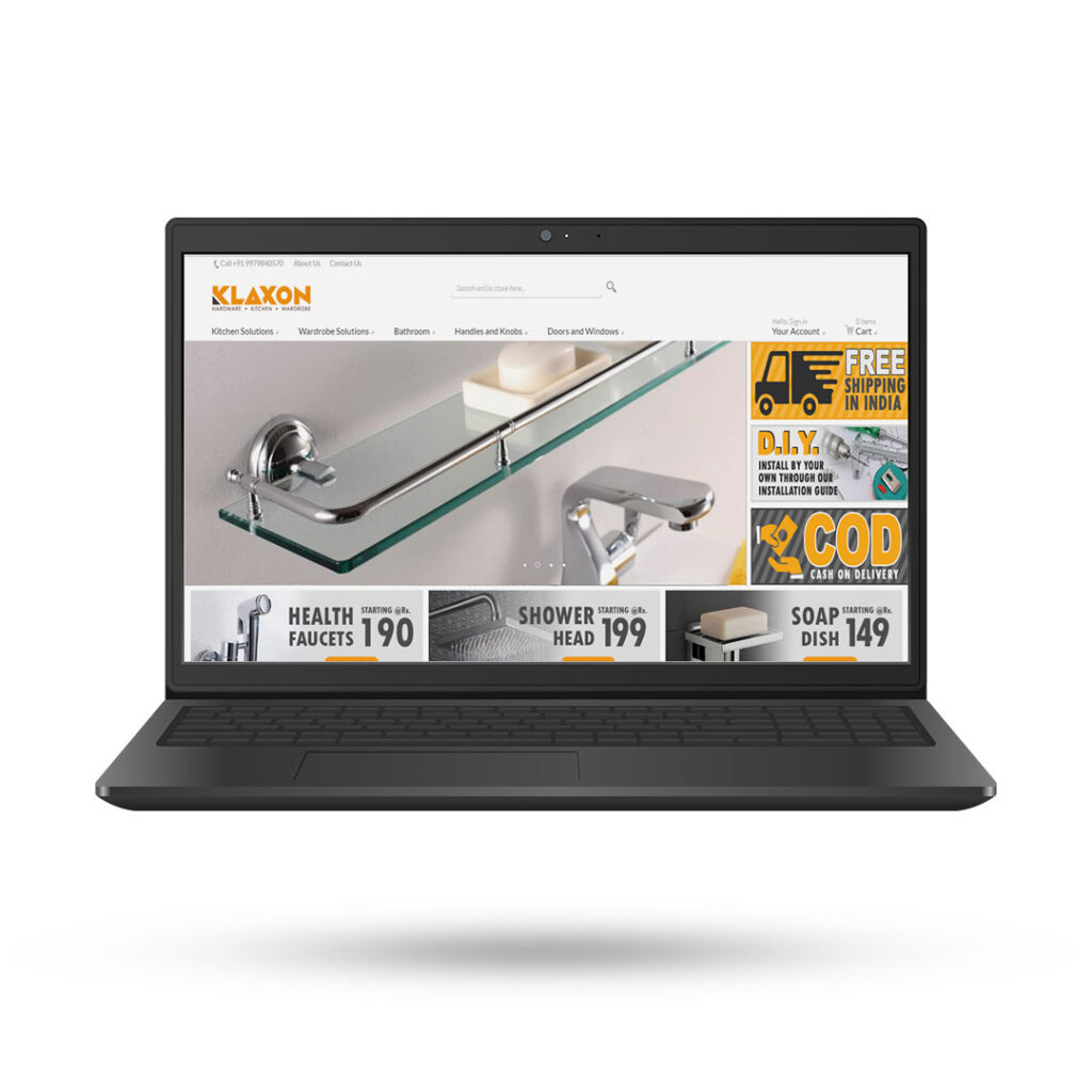 Klaxon Hardware : Website Designing and Promotions